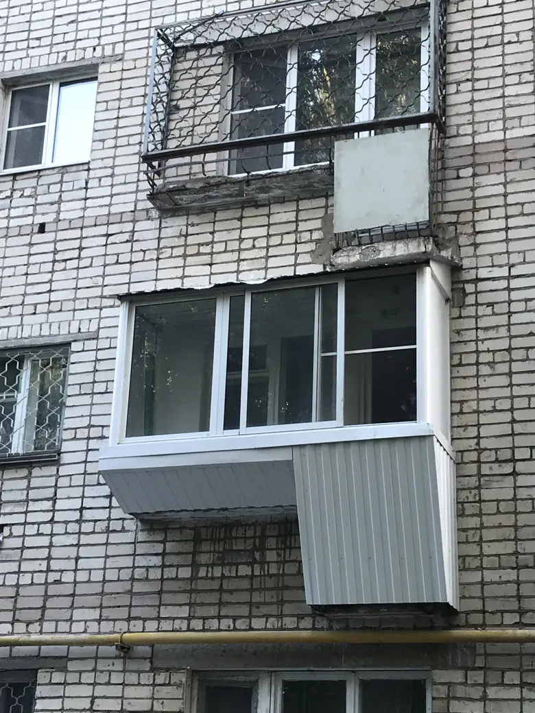 Фасад, вынос балкона, 2019